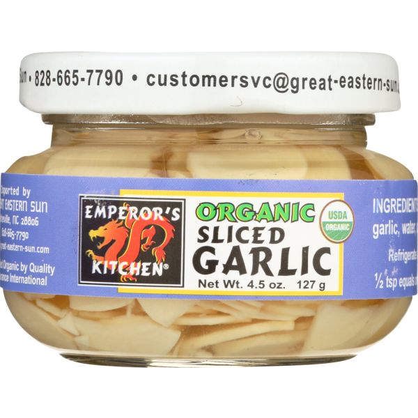 EMPERORS KITCHEN: Garlic Sliced, 4.5 oz