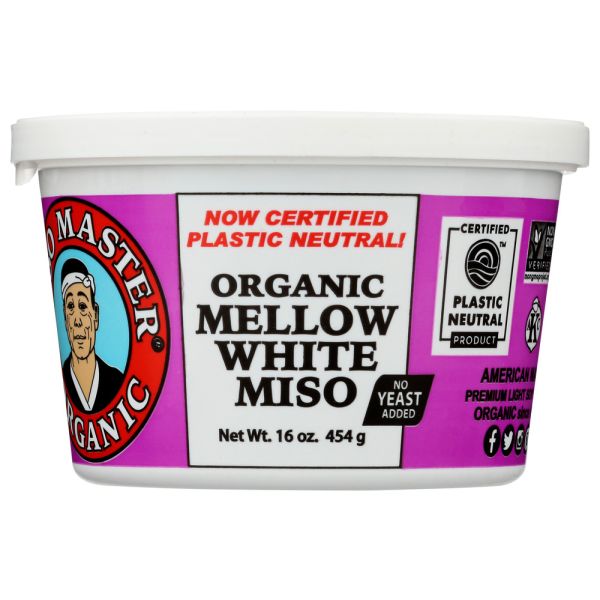 MISO MASTER: Organic Mellow White Miso, 16 oz