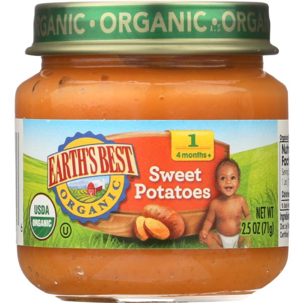 EARTHS BEST: Organic Sweet Potatoes, 2.5 oz