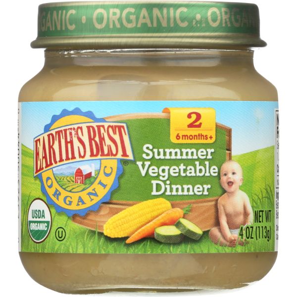EARTHS BEST: Organic Summer Vegetable Dinner, 4 oz