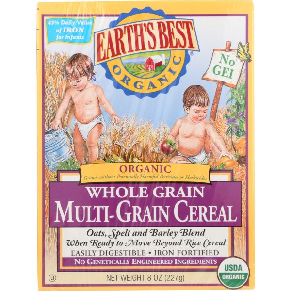 EARTHS BEST: Organic Multi Grain Cereal, 8 oz