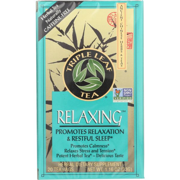 TRIPLE LEAF: Relaxing Herbal Tea, 20 bg