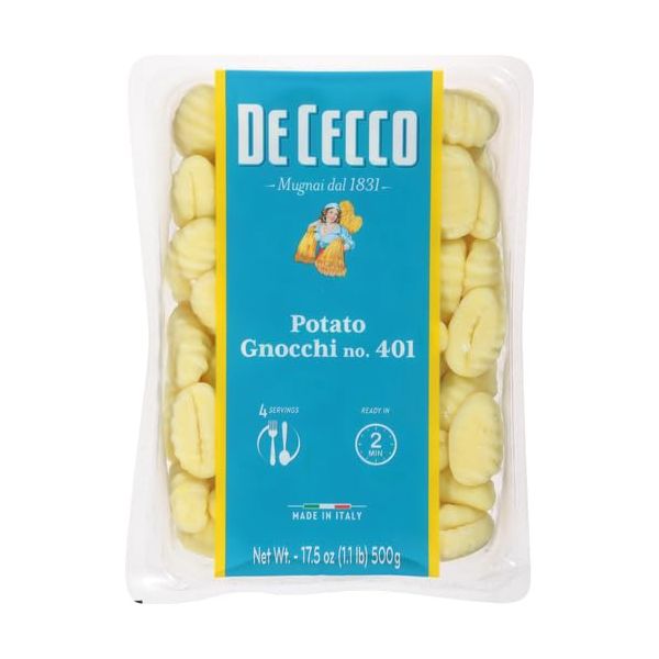 DE CECCO: Pasta Gnocchi Potato, 17.5 oz