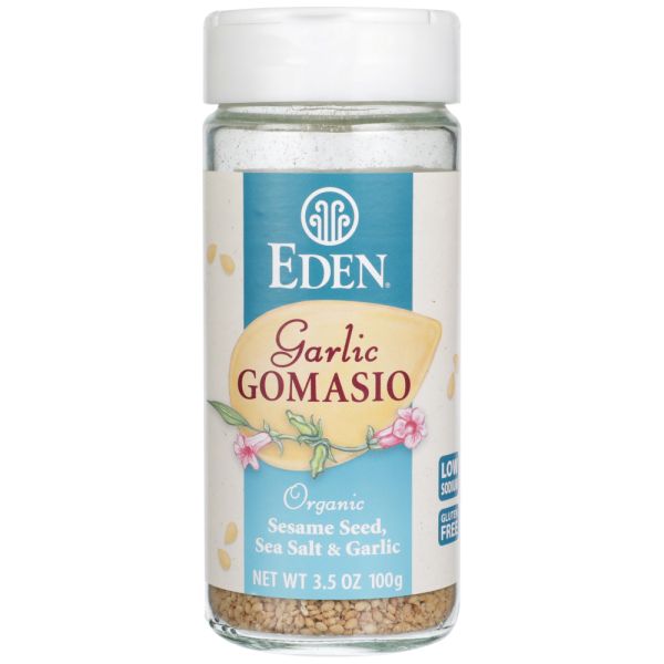 EDEN FOODS: Garlic Gomasio (Sesame Salt) Organic, 3.5 OZ