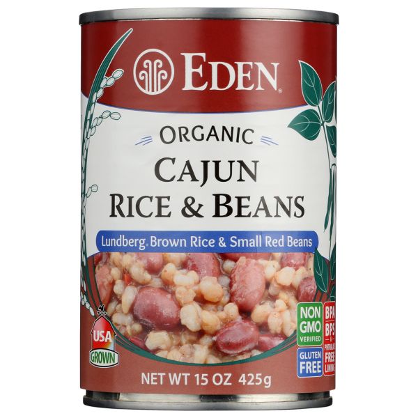 EDEN FOODS: Cajun Rice & Small Red Beans, 15 OZ
