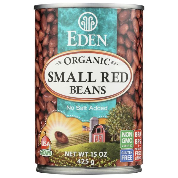 EDEN FOODS: Small Red Beans Organic, 15 OZ