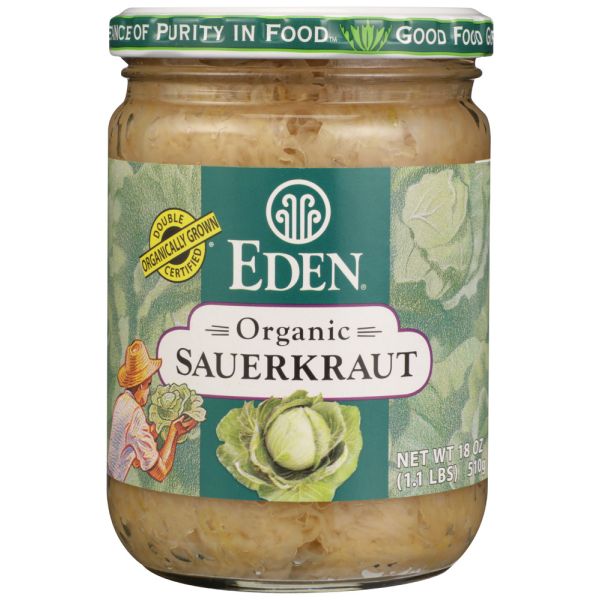 EDEN FOODS: Sauerkraut Organic, 18 OZ