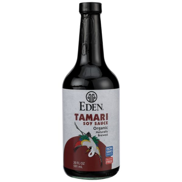 EDEN FOODS: Organic Tamari Soy Sauce Naturally Brewed, 20 fo