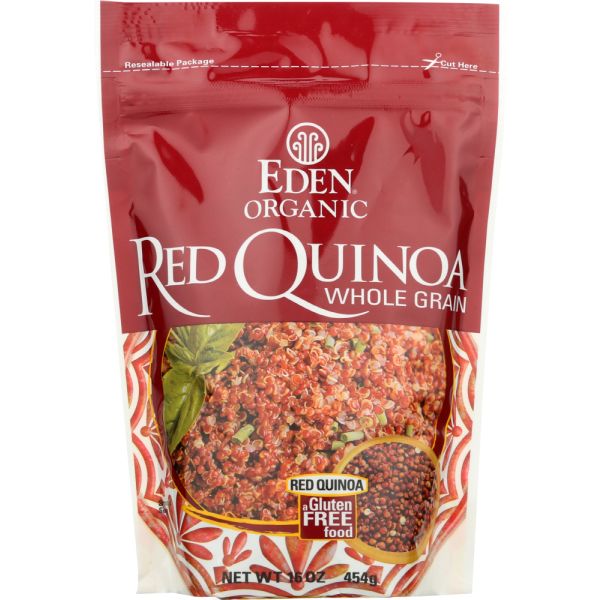 EDEN FOODS: Red Quinoa Organic, 16 oz