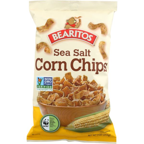 BEARITOS: Sea Salt Corn Chips, 9 oz