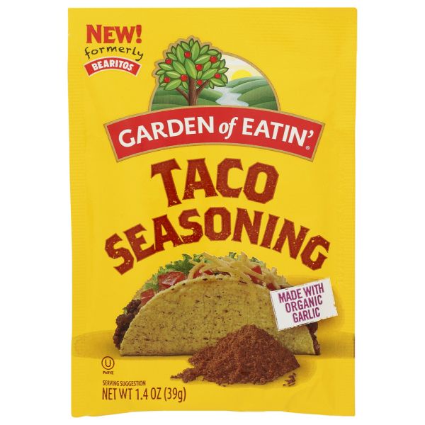 GARDEN OF EATIN: Mix Seasoning Taco, 1.4 OZ