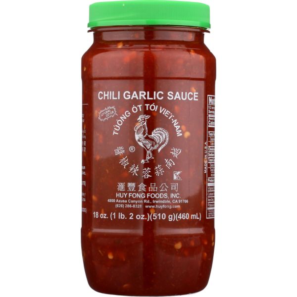 HUY FONG: Sauce Chili Garlic, 18 oz
