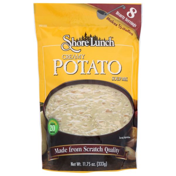 SHORE LUNCH: Creamy Potato Soup Mix, 11.75 oz
