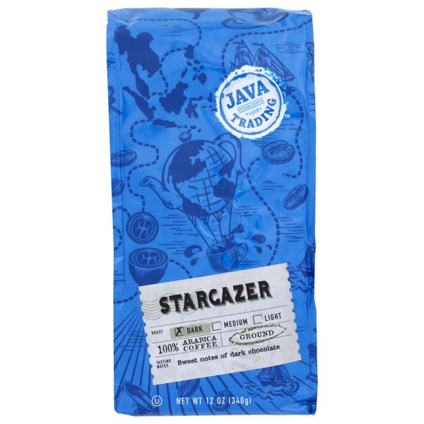 JAVA TRADING: Stargazer Ground Coffee, 12 oz