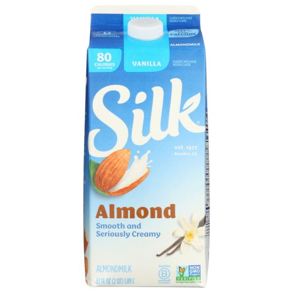 SILK: Silk Vanilla Almondmilk, 64 oz