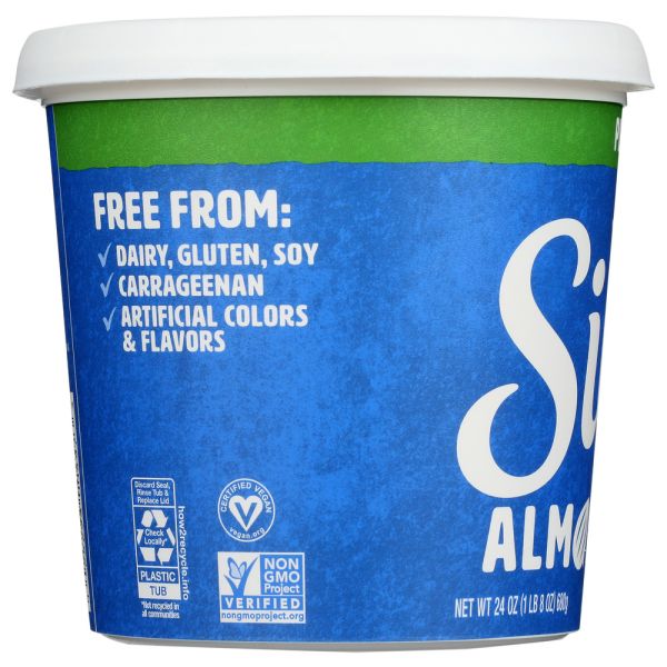 SILK: Almond Milk Plain Yogurt, 24 oz