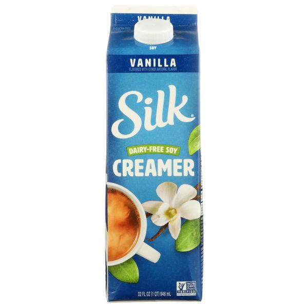 SILK: Soymilk Creamer Vanilla, 32 oz