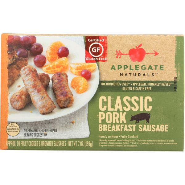 APPLEGATE NATURALS: Classic Pork Breakfast Sausage, 7 oz