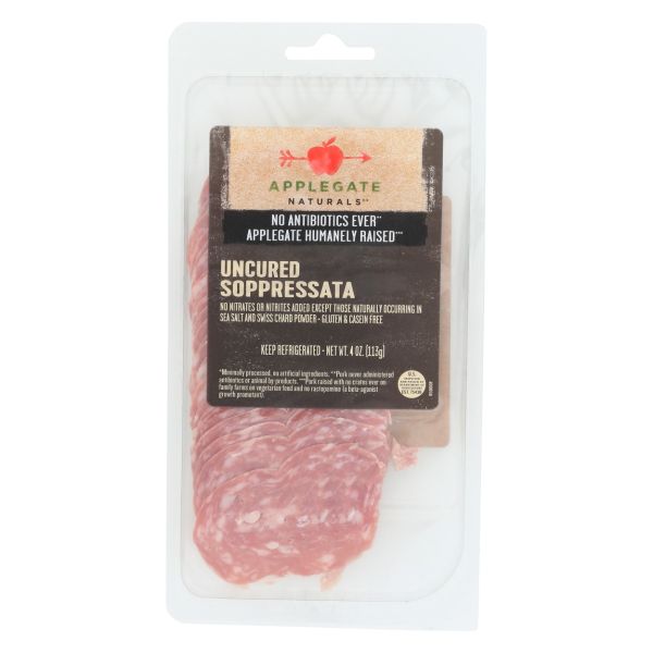 APPLEGATE: Natural Uncured Soppressata, 4 oz