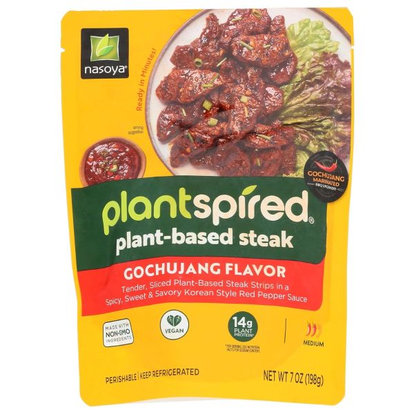 NASOYA: Plant-Based Steak Gochujang Flavor, 7 oz