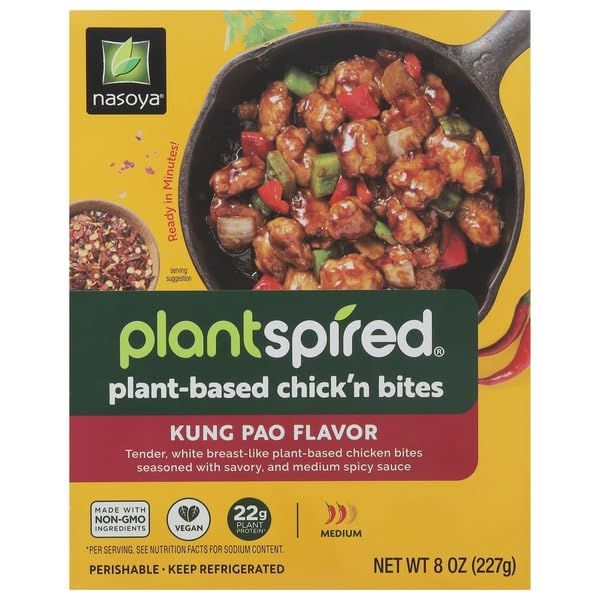NASOYA: Plant-Based Chick' N Bites Kung Pao Flavor, 8 oz