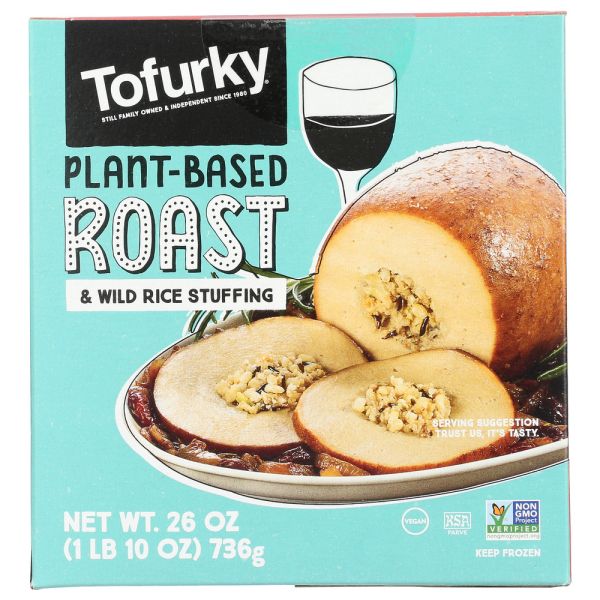 TOFURKY: Plant Based Roast & Wild Rice Stuffing, 26 oz