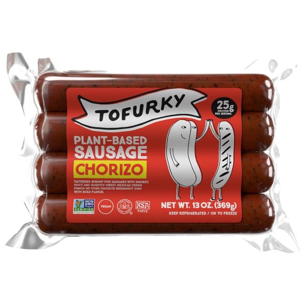 TOFURKY: Plant-Based Chorizo Sausage, 13 oz