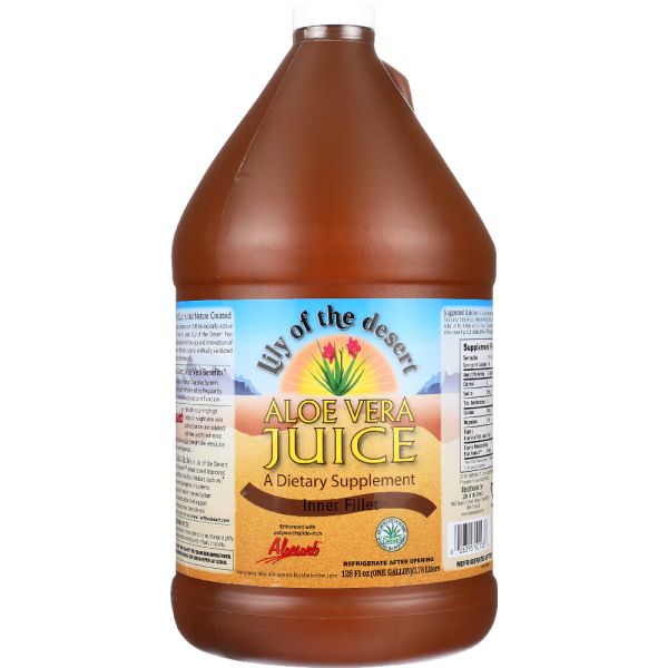 LILY OF THE DESERT: Aloe Vera Juice Inner Fillet, 128 oz