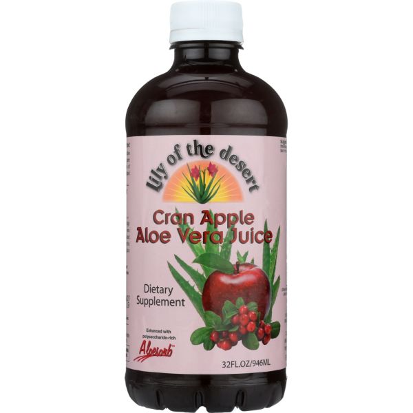 Lily of the Desert Aloe Vera Juice Cran Apple, 32 Oz
