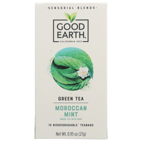 GOOD EARTH: Tea Snsrl Moroccan Mint, 15 bg