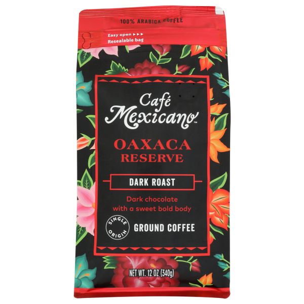CAFE MEXICANO: Coffee Grnd Oaxaca Rv, 12 oz