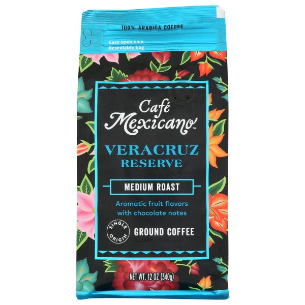 CAFE MEXICANO: Coffee Grnd Veracruz Rv, 12 oz
