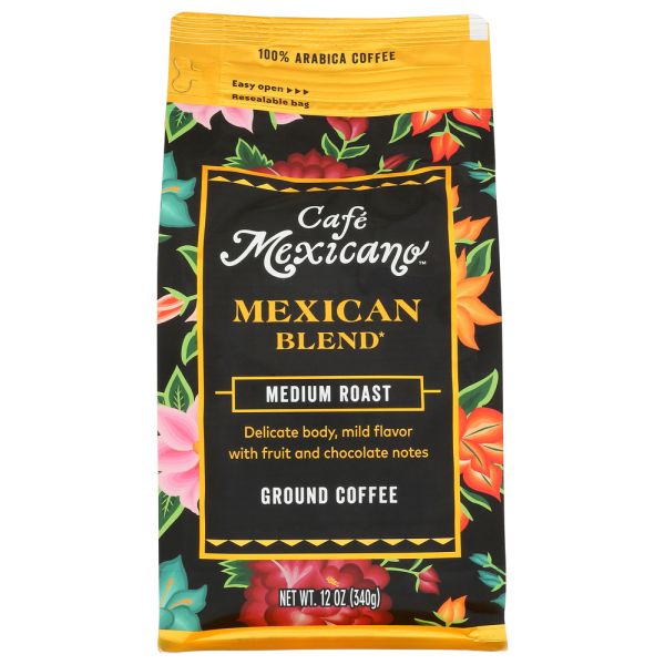 CAFE MEXICANO: Coffee Grnd Mexican Bl, 12 oz