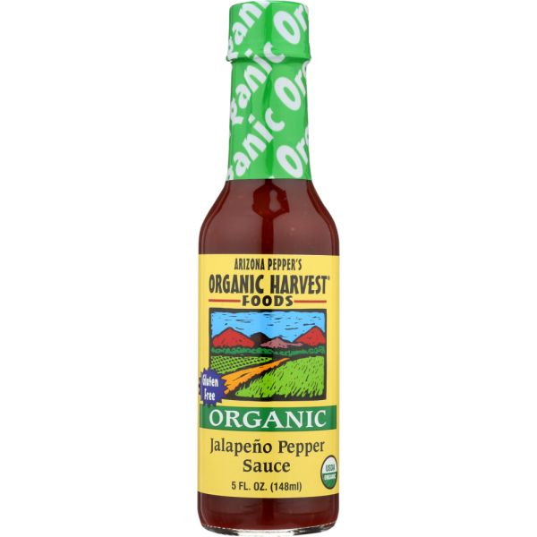ORGANIC HARVEST FOODS: Sauce Jalapeno Pepper Organic, 5 fo