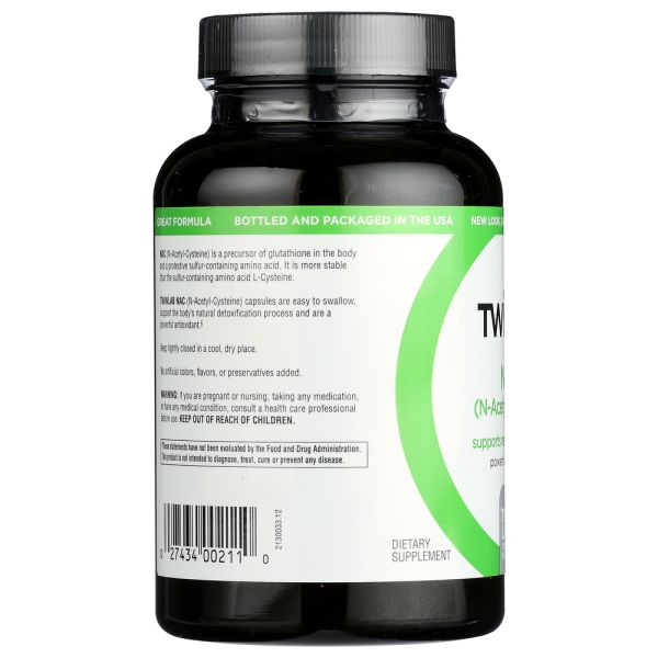 Twinlab NAC N-Acetyl Cysteine 600 mg, 60 Capsules
