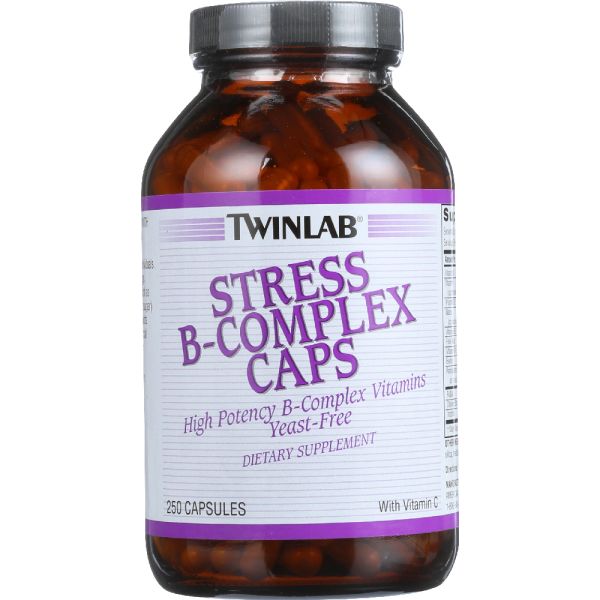 Twinlab Stress B-Complex Caps, 250 Capsules