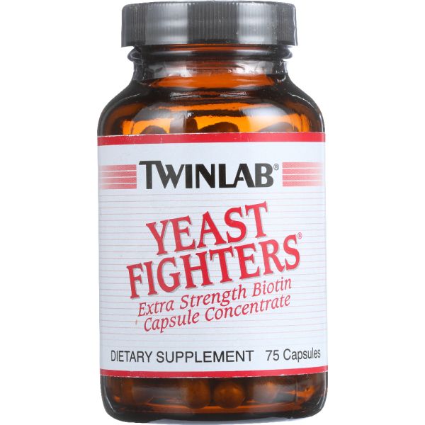 TWINLAB: Yeast Fighters, 75 capsules