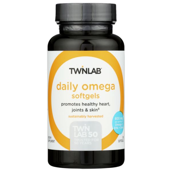 TWINLAB: Daily Omega Softgels, 30 sg