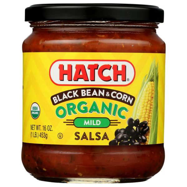 HATCH: Salsa Corn N Blk Bean M, 16 OZ