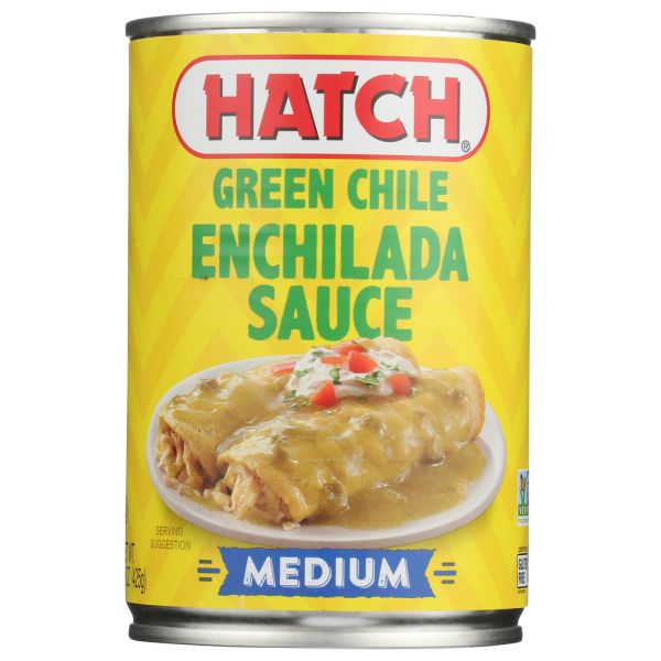 HATCH: Sauce Enchlda Grn Med, 15 oz