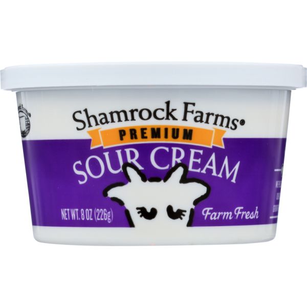 SHAMROCK FARMS: Traditional Sour Cream, 8 oz