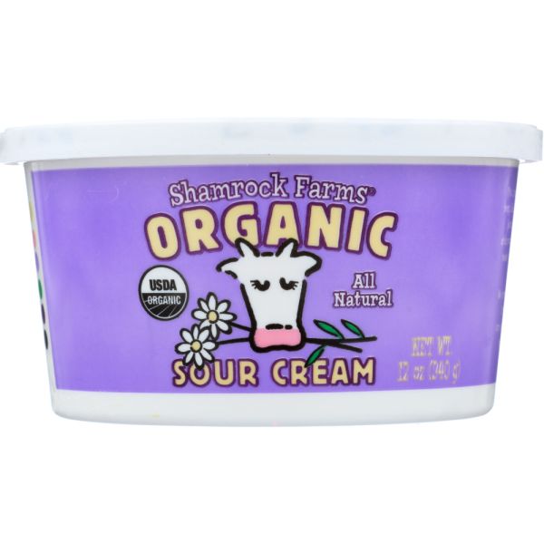 SHAMROCK FARMS: Organic Sour Cream, 12 oz