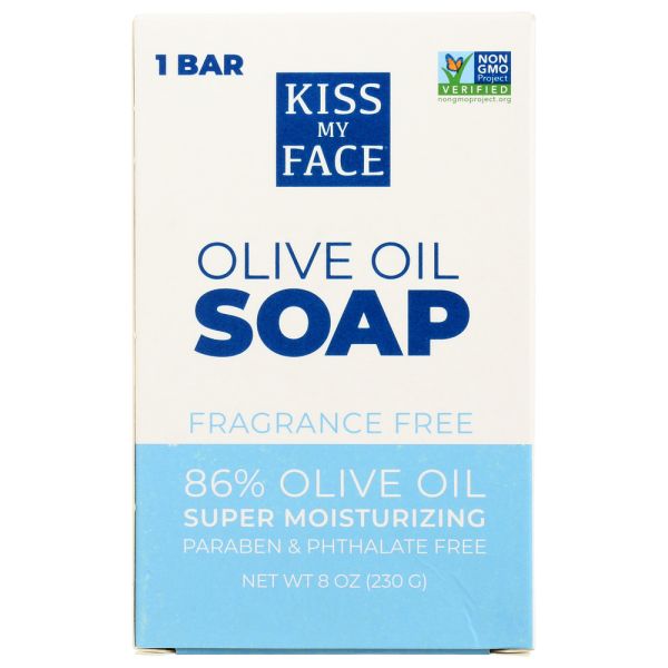KISS MY FACE: Soap Bar Olive Oil, 8 oz