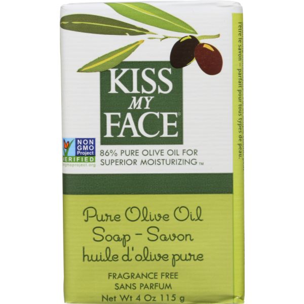 KISS MY FACE: Pure Olive Oil Bar Soap, 4 oz