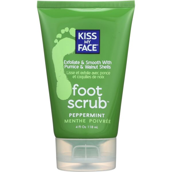 KISS MY FACE: Foot Scrub Peppermint, 4 oz