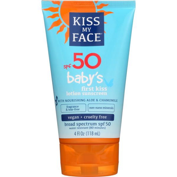 Kiss My Face Baby First Kiss Lotion Sunscreen 4 Oz