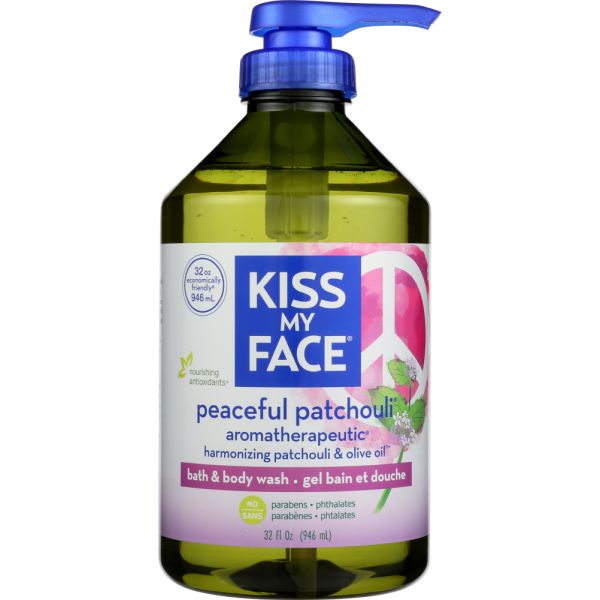 KISS MY FACE: Wash Bath & Body Patchouli, 32 oz
