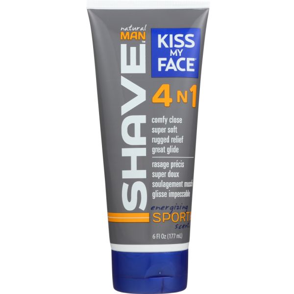 KISS MY FACE: Shave 4 in 1 Sport, 6 oz