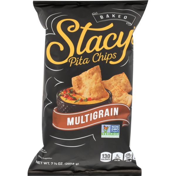 STACYS PITA CHIPS: Multigrain Pita Chips, 7.33 oz