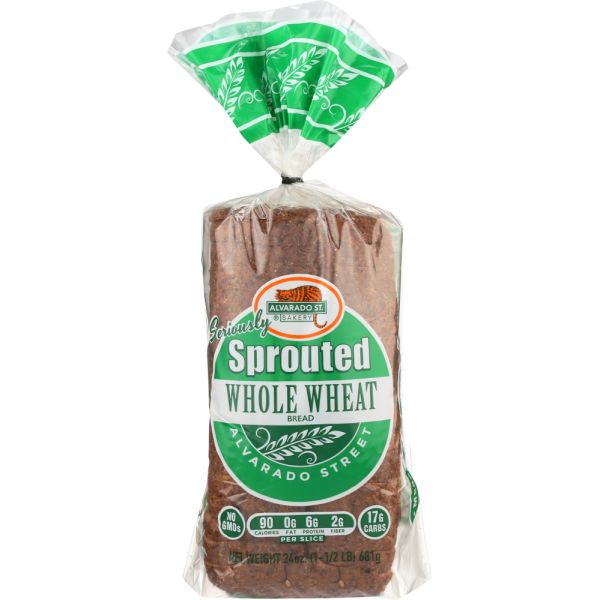 ALVARADO STREET BAKERY: Organic Sprouted Wheat Bread, 24 oz